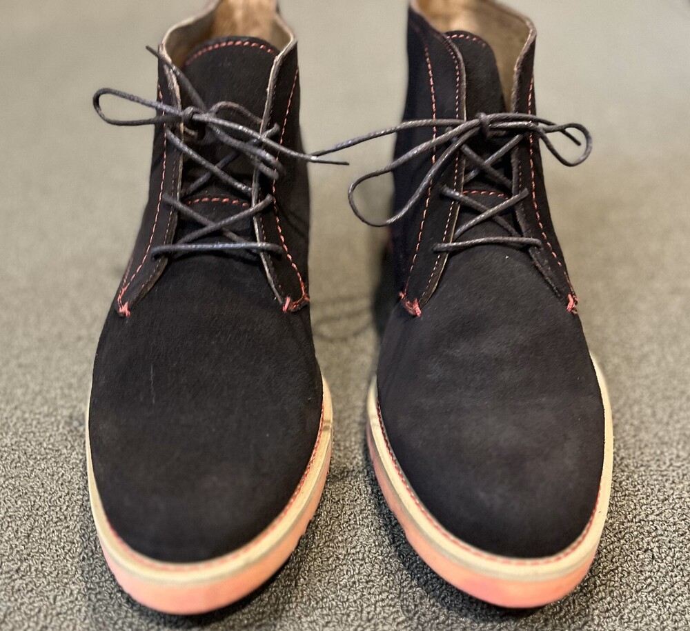 J.D Fisk brown suede size 9.5 shoes